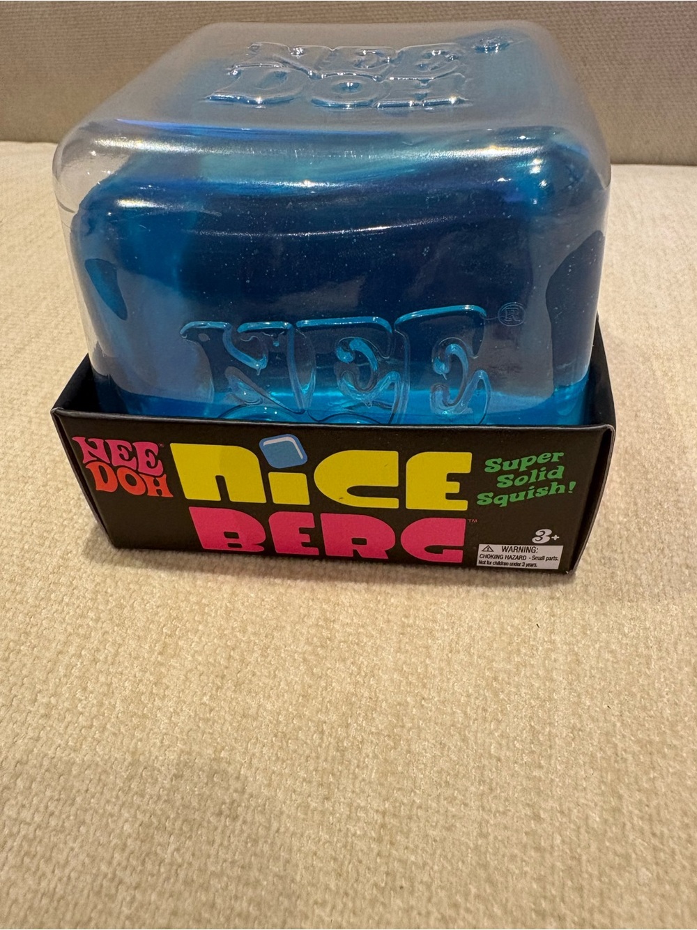 Nee Doh Nice Berg Super Solid Squish - Blue